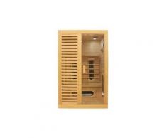 Sauna infrarouge 2 places everett - l120 x p100 x h190cm - 1750w