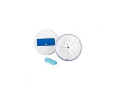 Lampe led magnétique pour piscine hors sol 2 pcs blanc