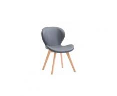 Moderne chaise de salle à manger, de cuisine, de salon ankara cuir synthetique naturel
