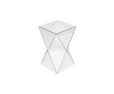 Table d'appoint luxury triangle argent kare design