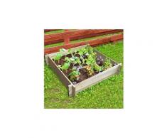 Carre potager - table potagere carré potager en sapin - 80 x 80 x h 20 cm
