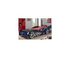 Lit voiture 246,6 x 111 x 68 cm coloris bleu
