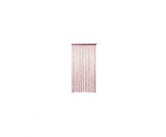 Rideau de porte en bambou design - l. 90 x l. 180 cm - rouge