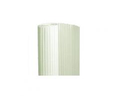 Canisse pvc double face blanc 18 m - 6 rouleaux de 3 x 1,50 m - jardideco