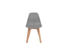 Icaverne - chaises de cuisine et de salle à manger superbe vidaxl chaise de salle à manger 6 pcs gris