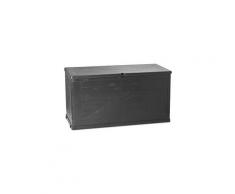 Coffre de rangement "wood" 63cm gris
