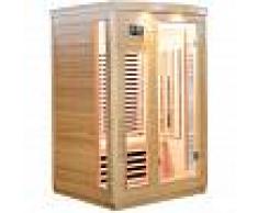 SNÖ Sauna infrarouge panneaux carbone 2050W 2 places - SNÖ