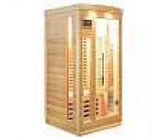 Sauna infrarouge panneaux carbone 1500W 1 place - SNÖ