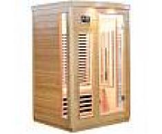 Sauna infrarouge panneaux carbone 2050W 2 places - SNÖ