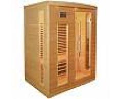Sauna infrarouge panneaux carbone 2250W 3 places - SNÖ