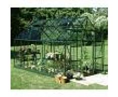 Halls Serre de jardin 9,9m² verte en verre trempé Magnum - Halls