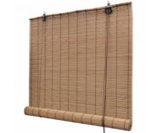 vidaXL Store roulant Bambou Marron 120 x 220 cm