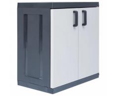 vidaXL Armoire de rangement de jardin XXL 89x54x96 cm Plastique