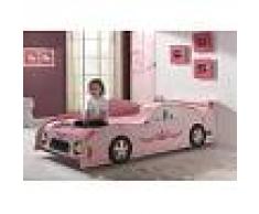 Lit voiture design princesse rose