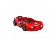 Champion Racer Lit voiture rouge pour enfant design avec LED