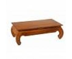 Inside75 Table basse design OPIUM 110x60cm en Teck
