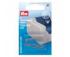 Épingles maintien jetés de canapé - lot de 6 - argenté
