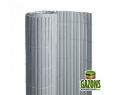 Canisse PVC Gris - Double Face