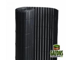 Canisse PVC Noir - Double Face