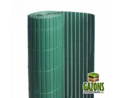 Canisse PVC Vert - Double Face
