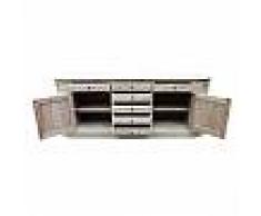 Enfilade Arrondie en Vieux Bois 225 cm AuthentiQ