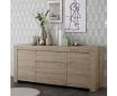 Kasalinea Enfilade contemporaine 180 cm couleur chêne clair AGATHE