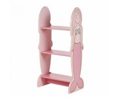 Etagère sirène enfant rose Mermaid