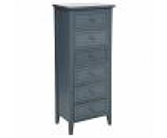 Atmosphera Chiffonnier Gris "Charme" 6 tiroirs