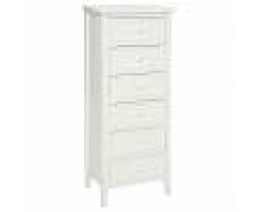 Atmosphera Chiffonnier Blanc "Charme" 6 tiroirs