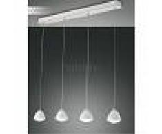 Fabas Luce Suspension Fabas Luce Bike Blanc, 4 lumières - Design - Intérieur - Bike - Délai de livraison moyen: 2 à 3 semaines. Port gratuit France métropolitaine et Belgique dès 100 €.
