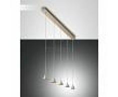 Fabas Luce Suspension Fabas Luce Delta Or, 5 lumières - Moderne - Intérieur - Delta - Délai de livraison moyen: 2 à 3 semaines. Port gratuit France métropolitaine et Belgique dès 100 €.