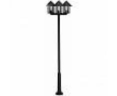 Albert Leuchten Lampadaire Albert 2042 Noir, 3 lumières - Moderne - Extérieur - 2042 - Délai de livraison moyen: 6 à 10 jours ouvrés. Port gratuit France métropolitaine et Belgique dès 100 €.