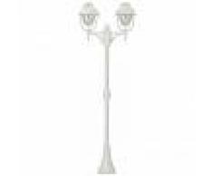 Albert Leuchten Lampadaire Albert 2040 Blanc, 2 lumières - Moderne - Extérieur - 2040 - Délai de livraison moyen: 6 à 10 jours ouvrés. Port gratuit France métropolitaine et Belgique dès 100 €.