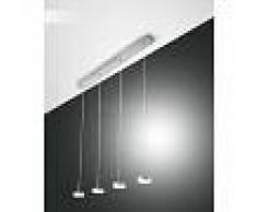 Fabas Luce Suspension Fabas Luce Dunk Aluminium, 4 lumières - Moderne - Intérieur - Dunk - Délai de livraison moyen: 2 à 3 semaines. Port gratuit France métropolitaine et Belgique dès 100 €.