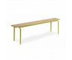 Rolleco Banc vestiaire sans dossier pieds - 1600mm