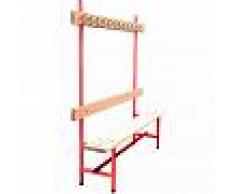 Rolleco Banc vestiaire sport avec patères - 1500mm