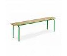 Rolleco Banc vestiaire sans dossier pieds - 1600mm