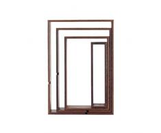 Rack Shelf, Unité Petite Moderne Minimaliste Salon En Bois Massif Acajou Trésors Thé Ensemble De Stockage Ailes De Poulet étagère murale tablette