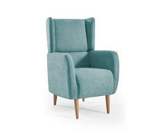 HOGAR TAPIZADO Fauteuil à Oreilles Gen capitonné en Tissu Anti-Taches.