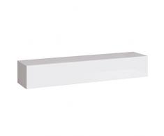 Paris Prix - Banc TV Mural Design Switch 180cm Blanc
