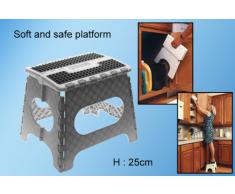 Tabouret/Marche pied - Pliable - Anti-derapant : 28,5 x 21 x 2,5 cm