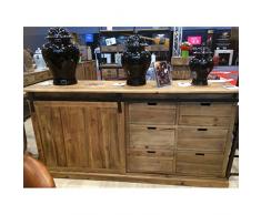Enfilade industrielle en bois