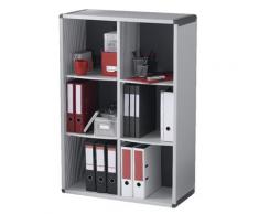 Paperflow Bibliotheque Modulable 6 Cases Gris/Anthracite
