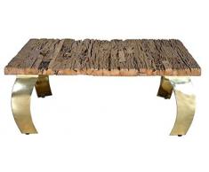 GINER Y COLOMER Opium Table Basse Doré 45 x 150 x 150 cm