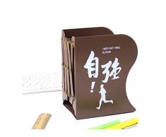 CAT LADY Créatif Serre Livre Metal, Stables Durable Emboîtable Antidérapant Presse-Livres, pour Maison/Bureau/Bibliothèque/Dortoirs Détudiants,G