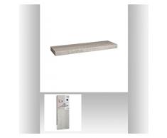 Étagère murale 60cm coloris chêne grisé