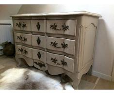 Commode arbalète Louis XV patinée