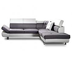 Bestmobilier - Lisbona - Canapé dangle Droit Convertible - L 252 x P 190cm