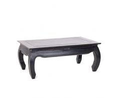 Table dappoint Design OPIUMTISCH East | 100 x 60 x 41 cm (l x p x h) | Bois dacajou | Table Basse en Bois Massif