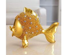 Nologo Ornements européens résine Artisanat Poisson Rouge Salon Knick Chambre chinés hôtel KTV Bar Ornements de bardeau